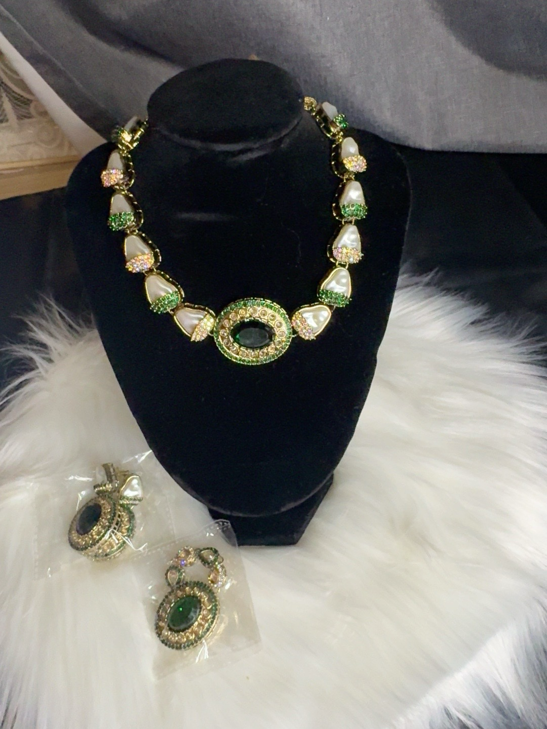 Royal Multicolour Kundan Necklace Set – Adjustable Traditional Indian Jewellery