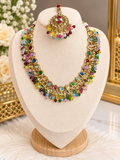 Multicolor Kundan style set