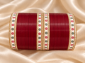 Maroon Red Punjabi Bridal Chooda Set – Both Hands