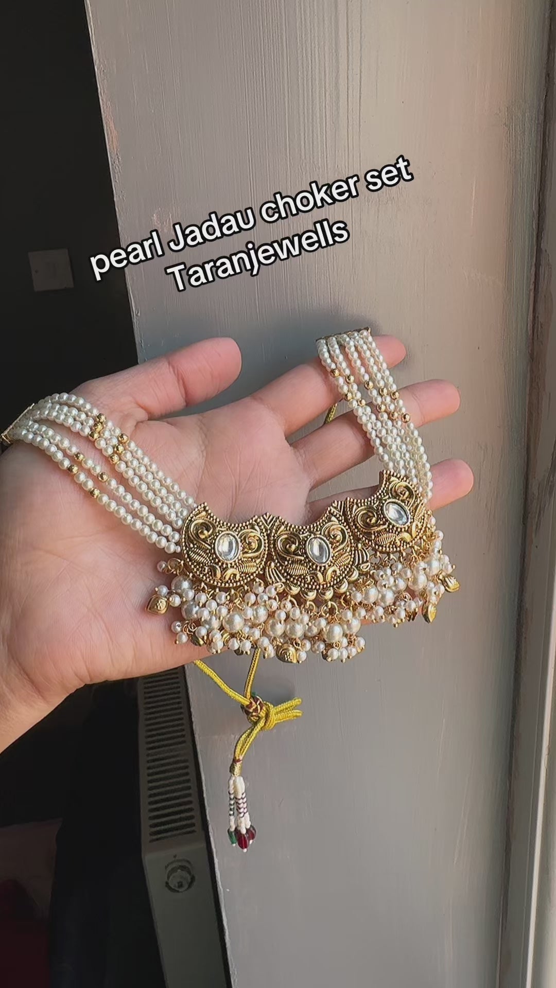 pearl Jadau choker set
